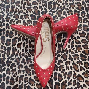 Circus by Sam Edelman Red Studded Heels